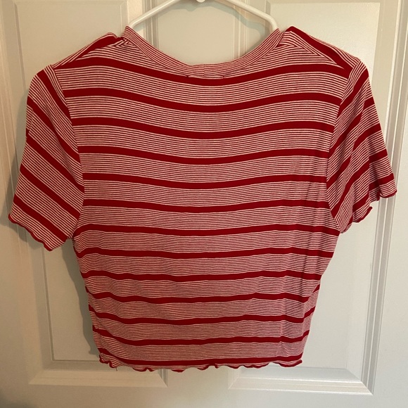 Striped tee. - Picture 2 of 2